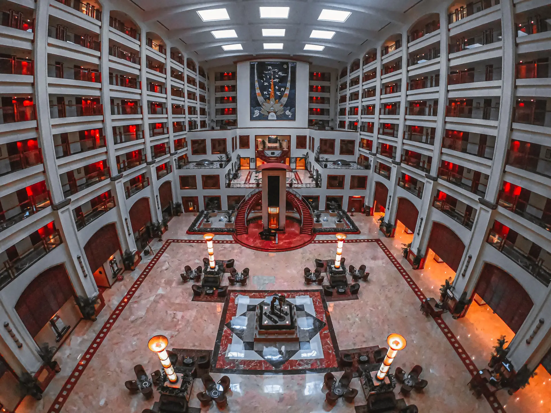 Elegant hotel room interior